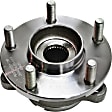 2013 Nissan Altima - Front, Driver and Passenger Side Wheel Hub, FWD, Coupe, 5 Lugs, With Bearing