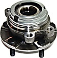 Front, Driver and Passenger Side Wheel Hubs, with Bearings, For Models with 32-Spline Teeth