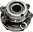 Front, Driver and Passenger Side Wheel Hubs, with Bearings, For Models with 32-Spline Teeth