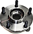 Front, Driver and Passenger Side Wheel Hubs, with Bearings, For Models with 32-Spline Teeth