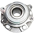 Front, Driver and Passenger Side Wheel Hub, 5 Lugs, With Bearing, 3.5L, 6Cyl
