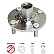 2-Wheel Set Front, Driver and Passenger Side Wheel Hubs, Without Bearing, 4 X 3.94 in. Bolt Pattern
