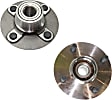 Rear, Driver and Passenger Side Wheel Hub, 4 Lugs, With Bearing, FWD