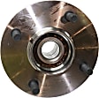 Rear, Driver and Passenger Side Wheel Hub, 4 Lugs, With Bearing, FWD
