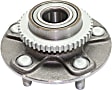 Rear, Driver and Passenger Side Wheel Hub, 5 Lugs, With Bearing, Sedan, FWD, 3.0L, 6Cyl