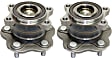 2013 Nissan Pathfinder S - Rear Wheel Hub, FWD, 5 Lugs, With Bearing