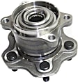 Rear, Driver and Passenger Side Wheel Hub, 5 Lugs, With Bearing, AWD