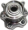 Rear, Driver and Passenger Side Wheel Hub, 5 Lugs, With Bearing, AWD