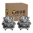 Rear, Driver and Passenger Side Wheel Hub, 5 Lugs, With Bearing,, 3.5L, 6Cyl