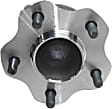 Rear, Driver and Passenger Side Wheel Hub, 5 Lugs, With Bearing,, 3.5L, 6Cyl