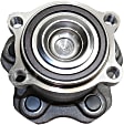 Rear, Driver and Passenger Side Wheel Hub, 5 Lugs, With Bearing,, 3.5L, 6Cyl