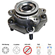 2011 Nissan Sentra - Front Wheel Hub, Non-ABS, 4 Lugs, With Bearing