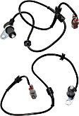 Front, Driver and Passenger Side ABS Speed Sensor Set of 2