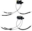Front, Driver and Passenger Side Door Lock Actuators, Coupe