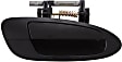 2002-2006 Nissan Altima - Front and Rear, Driver and Passenger Side Exterior Door Handles, Smooth Black, Front Driver Side - With Key Hole; Front Passenger Side and Rear Driver and Passenger Side - Without Key Hole