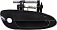 2002 Nissan Altima - Front, Driver and Passenger Side Smooth Black Exterior Door Handle, With Key Hole
