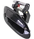 2002 Nissan Altima - Front, Driver and Passenger Side Smooth Black Exterior Door Handle, With Key Hole