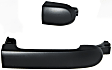 Front, Driver and Passenger Side Primed Exterior Door Handle, Without Key Hole