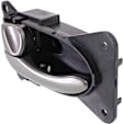 2002-2005 Nissan Altima - Front and Rear, Driver and Passenger Side Black bezel with silver lever Interior Door Handle, With door lock button, Sedan