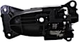 2002-2005 Nissan Altima - Front and Rear, Driver and Passenger Side Black bezel with silver lever Interior Door Handle, With door lock button, Sedan