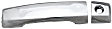 2004-2018 Nissan Titan - Front, Driver and Passenger Side Exterior Door Handles, Chrome, Driver Side - With Key Hole; Passenger Side - Without Key Hole