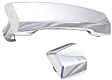 2004-2018 Nissan Titan - Front, Driver and Passenger Side Exterior Door Handles, Chrome, Driver Side - With Key Hole; Passenger Side - Without Key Hole