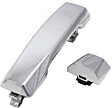 2004-2018 Nissan Titan - Front, Driver and Passenger Side Exterior Door Handles, Chrome, Driver Side - With Key Hole; Passenger Side - Without Key Hole