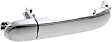Front or Rear, Driver and Passenger Side Exterior Door Handles, Chrome, Front Driver Side - With Key Hole; Front Passenger Side or Rear Driver or Passenger Side - Without Key Hole