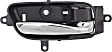 2015 Nissan Pathfinder - Front or Rear, Driver and Passenger Side Chrome Interior Door Handle, With door lock button