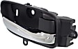2015 Nissan Pathfinder - Front or Rear, Driver and Passenger Side Chrome Interior Door Handle, With door lock button