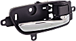 2015 Nissan Pathfinder - Front or Rear, Driver and Passenger Side Chrome Interior Door Handle, With door lock button