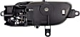 2015 Nissan Pathfinder - Front or Rear, Driver and Passenger Side Chrome Interior Door Handle, With door lock button