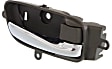 2015-2021 Nissan Murano - Front and Rear, Driver and Passenger Side Chrome lever Interior Door Handle, With Door Lock Button