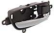 2015-2021 Nissan Murano - Front and Rear, Driver and Passenger Side Chrome lever Interior Door Handle, With Door Lock Button