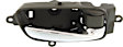 2015-2021 Nissan Murano - Front and Rear, Driver and Passenger Side Chrome lever Interior Door Handle, With Door Lock Button