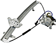 Front, Driver and Passenger Side Power Window Regulator, With Motor