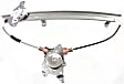 Front, Driver and Passenger Side Power Window Regulator, Without Motor