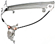 Front, Driver and Passenger Side Power Window Regulator, Without Motor