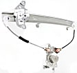 Front, Driver and Passenger Side Power Window Regulator, Without Motor