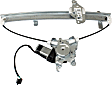 Front, Driver and Passenger Side Power Window Regulator, With Motor