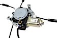 Front, Driver and Passenger Side Power Window Regulator, With Motor