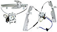 Front and Rear, Driver Side Window Regulators, Power, With Motor