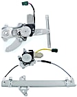 Front and Rear, Passenger Side Window Regulators, Power, With Motor