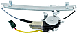 Front and Rear, Driver and Passenger Side Power Window Regulator, With Motor