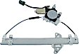 Front and Rear, Driver and Passenger Side Power Window Regulator, With Motor