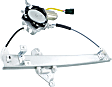 Front, Driver and Passenger Side Window Regulators Power, with Motor