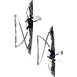 2012 Nissan Armada - Front, Driver and Passenger Side Power Window Regulator, With Motor