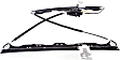 2012 Nissan Armada - Front, Driver and Passenger Side Power Window Regulator, With Motor