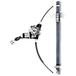 Front And Rear, Driver Side Power Window Regulator, With Motor
