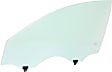 Front, Driver and Passenger Side Door Glasses, Green Tint, 4-Door, Sedan, Replaces NAGS No. FD23387 GTYN, FD23388 GTYN